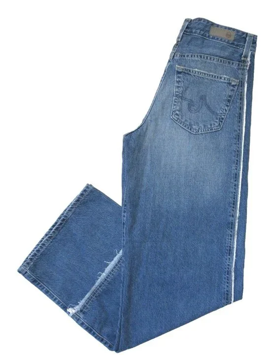 NWT Adriano Goldschmied AG Adria in Socialite Low-rise Paneled Wide Leg Jeans 27 - Picture 13 of 16